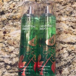 Bath and body work cucumber melon body spray